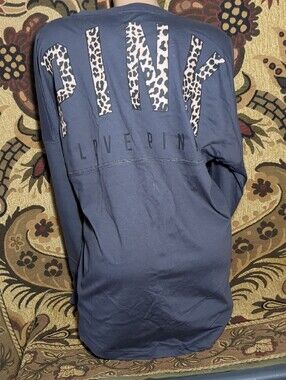 PINK Victoria's Secret Gray Long Sleeve Tee